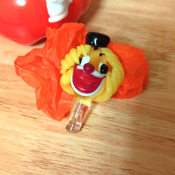 Rare HTF Vintage ๐ Murano, Italy ๐คก hand-blown VENETIAN GLASS CLOWN ๐คก pristine - Picture 3 of 14